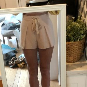 Light Pink Flowy Shorts